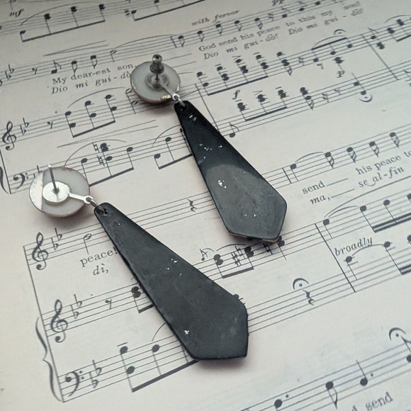 Copper Dangle Earrings - Picture 7 of 11